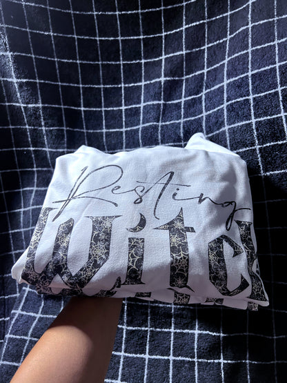 HALLOWEEN Resting Witch Face Graphic Tee