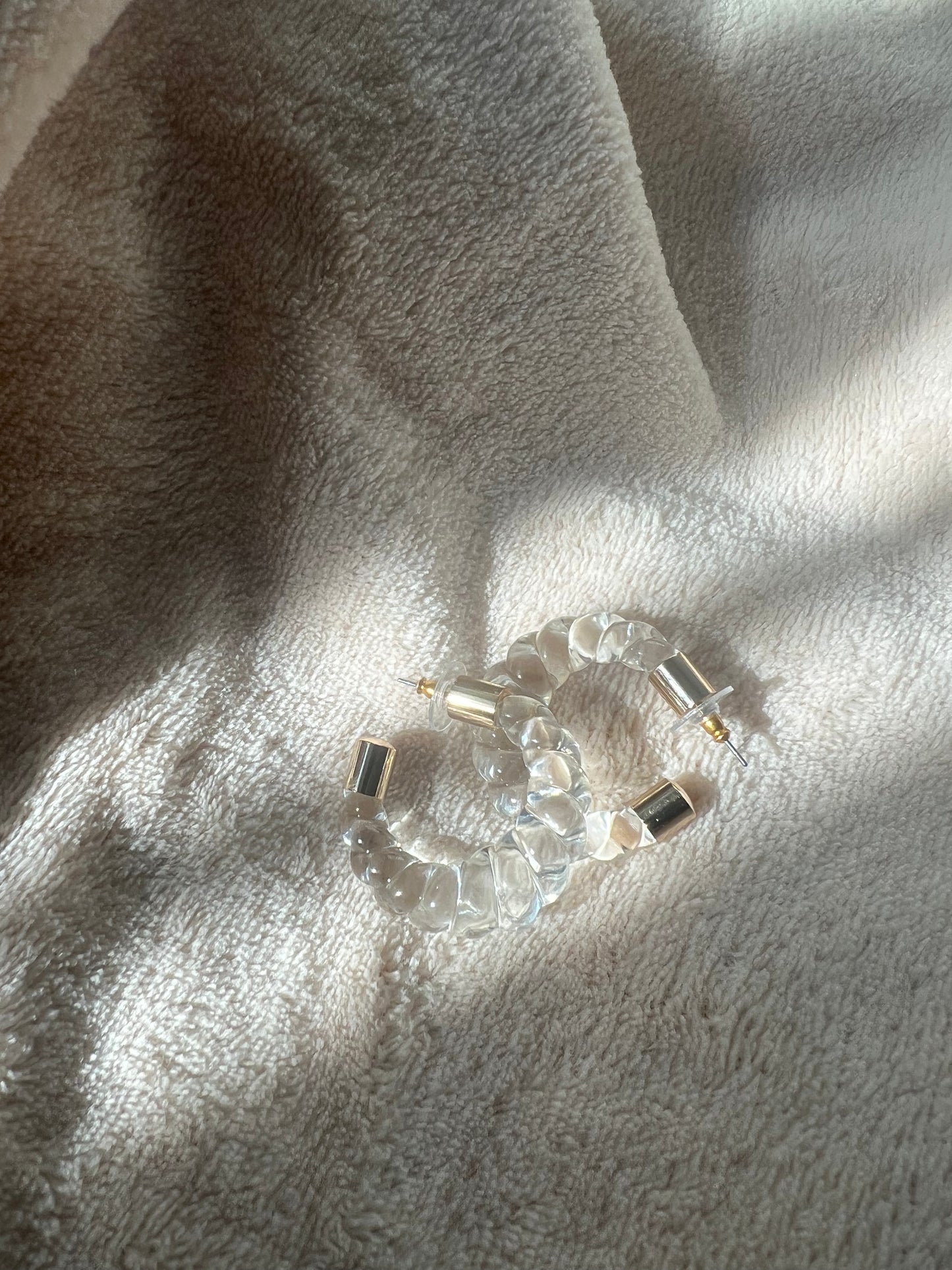 “CROISSANT” hoops