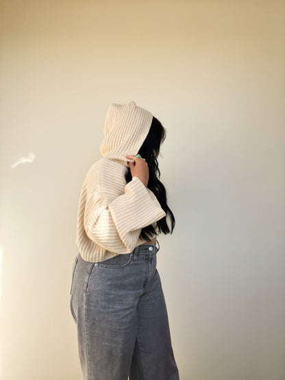 “CREAM PUFF” Ribbed Sweater