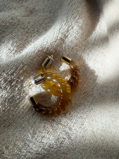 “CROISSANT” hoops