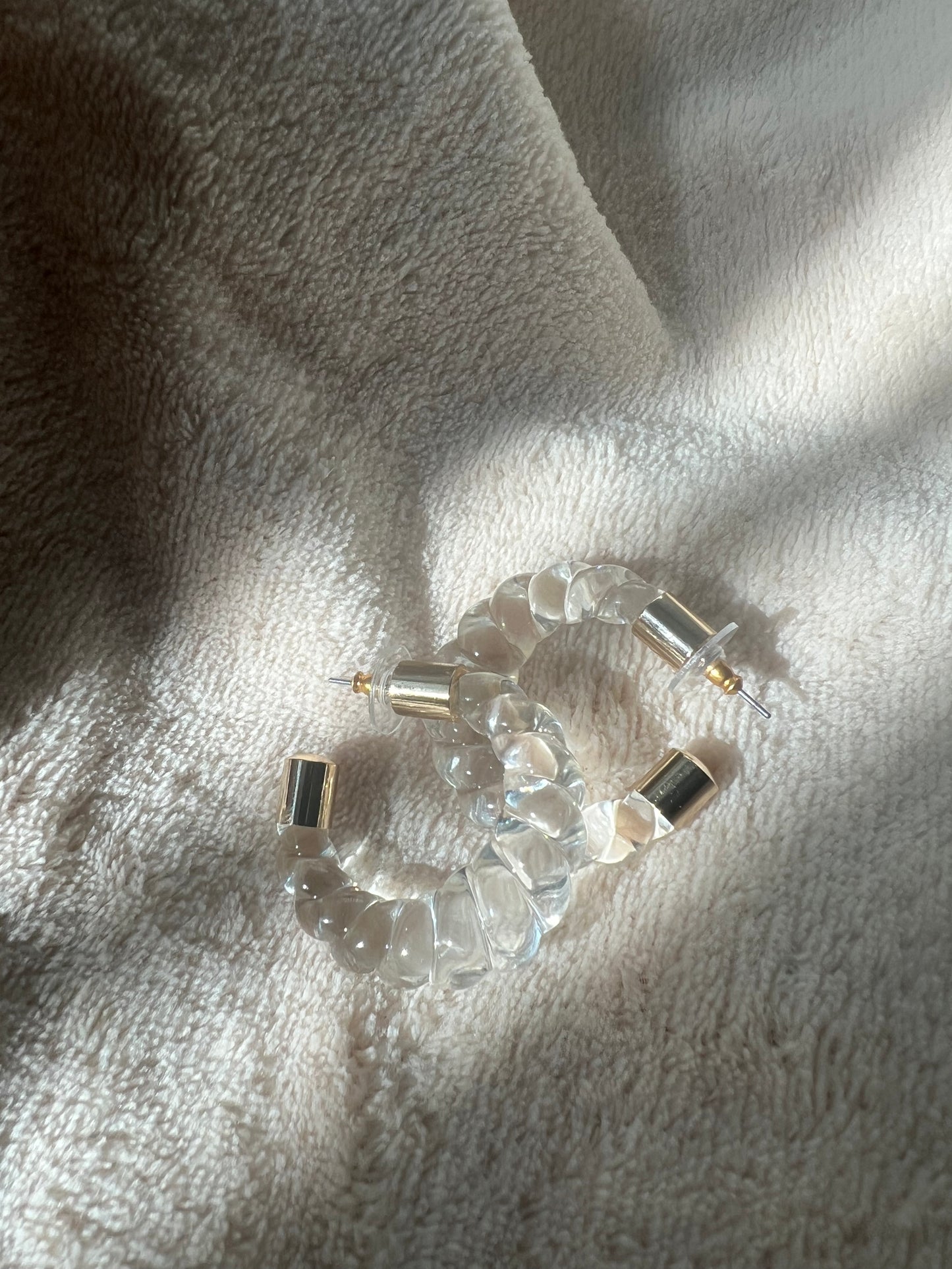 “CROISSANT” hoops