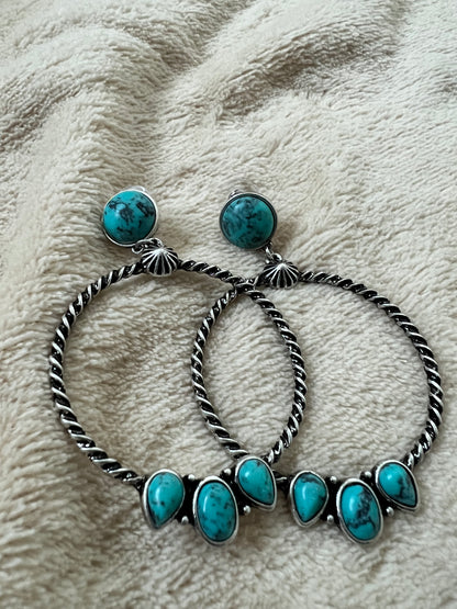 “THREE STONES” earrings