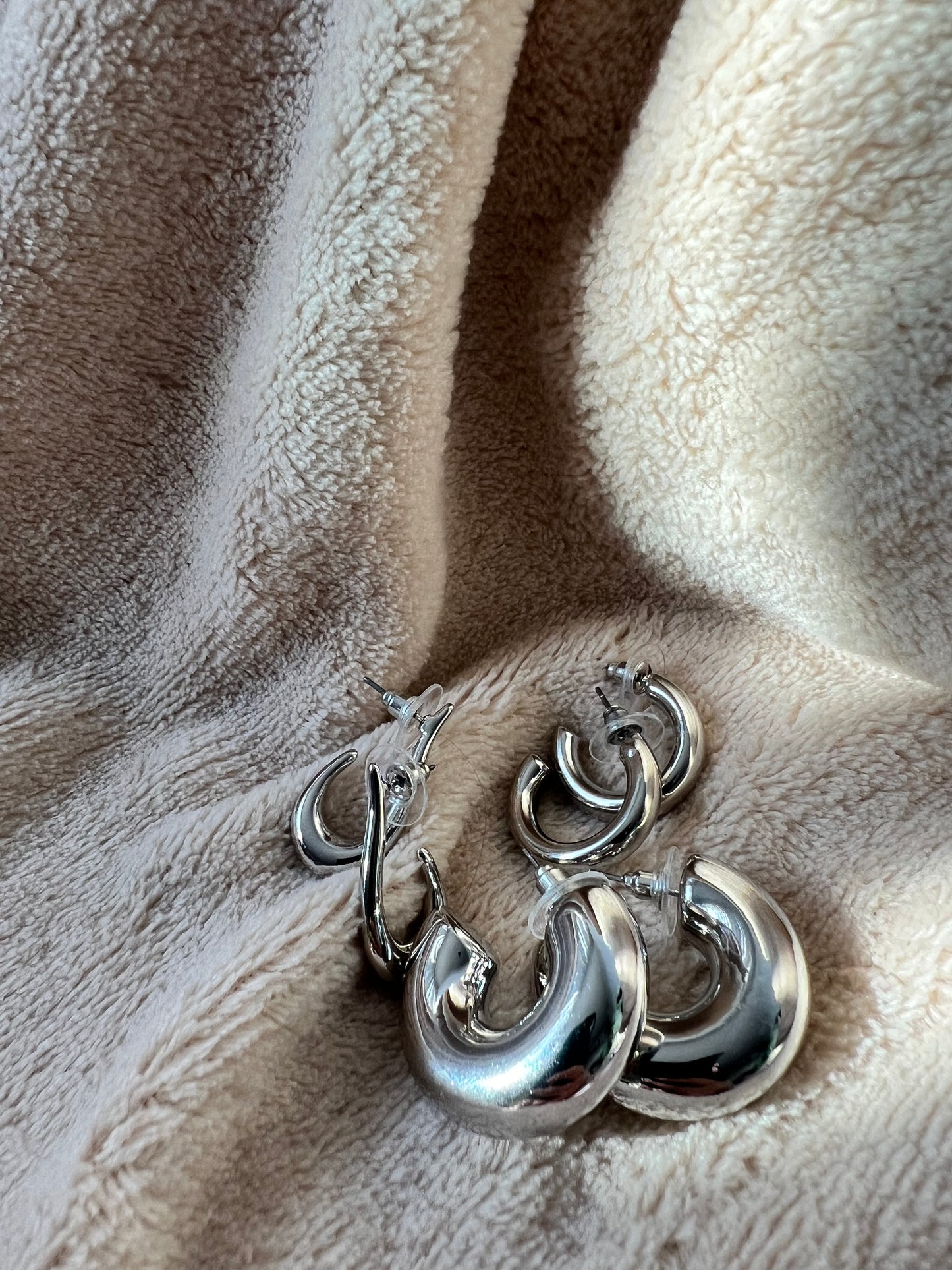 Silver Chunky Trio