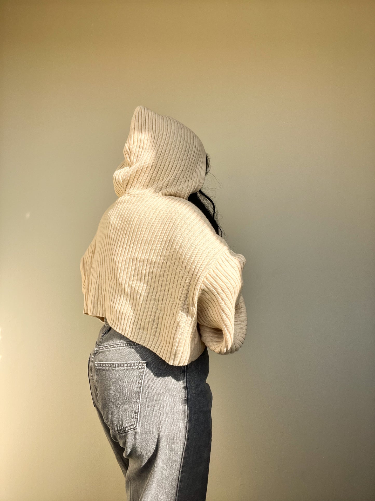 “CREAM PUFF” Ribbed Sweater