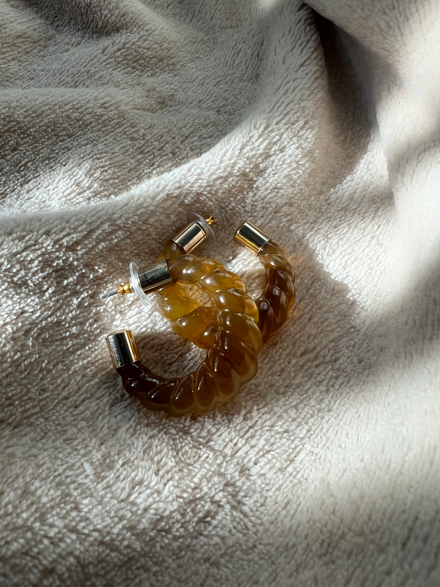 “CROISSANT” hoops