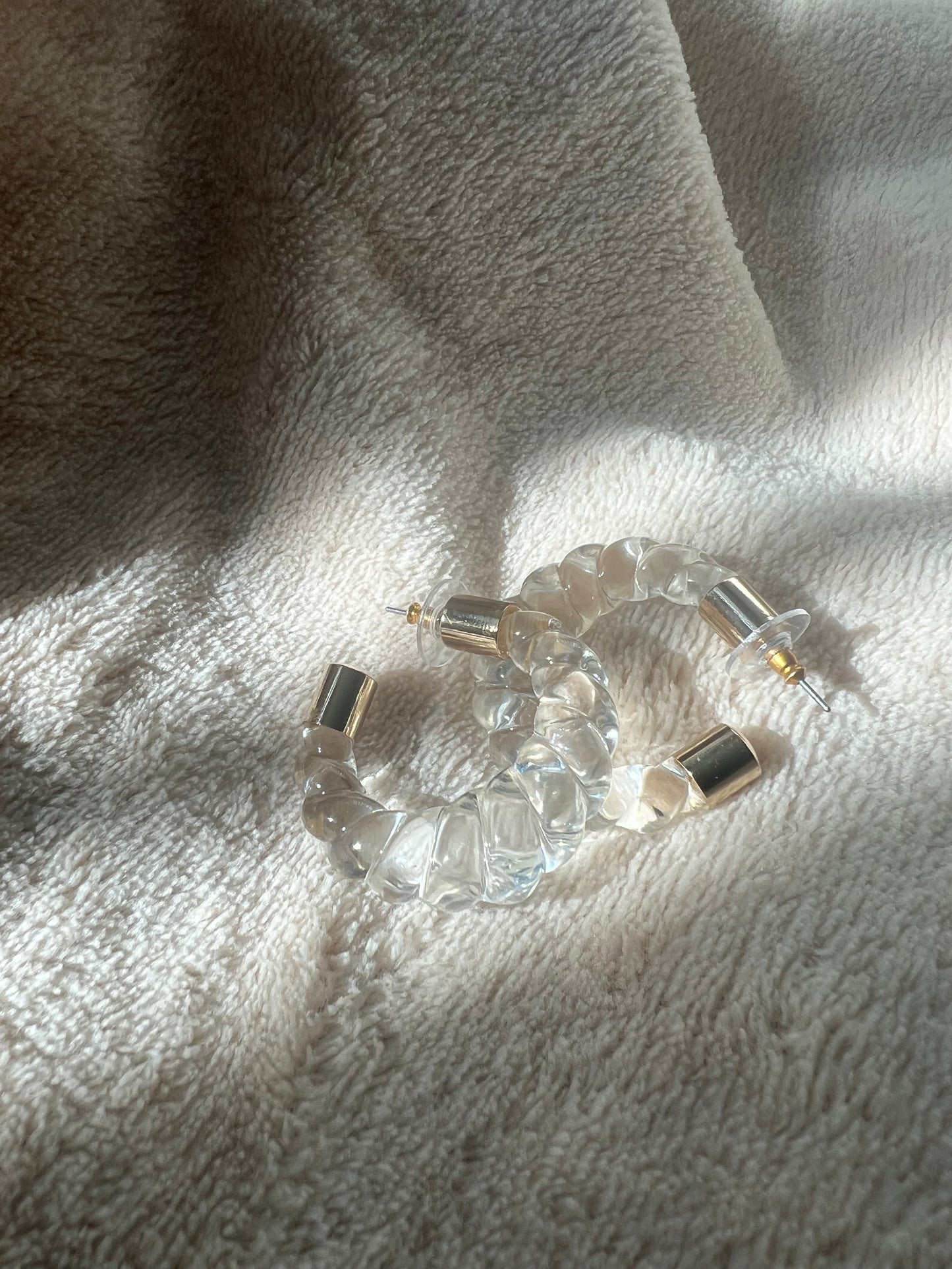 “CROISSANT” hoops